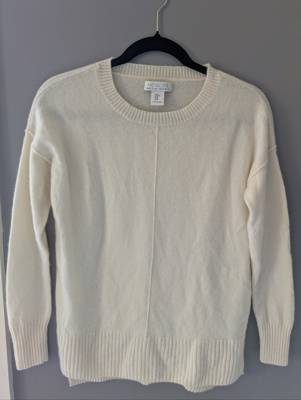 Rachel Zoe Cashmere Sweater White M